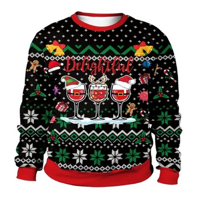 Wintrix - Kreativer Weihnachtspullover – Perfekt für Feiertage & Partys
