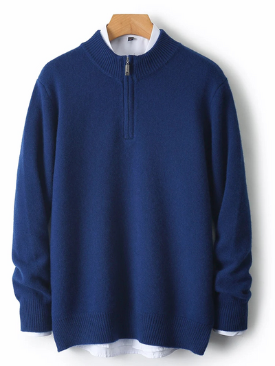 Nobherr - Warmer Pullover mit Reißverschluss Herren – Ideal für Freizeit & Alltag