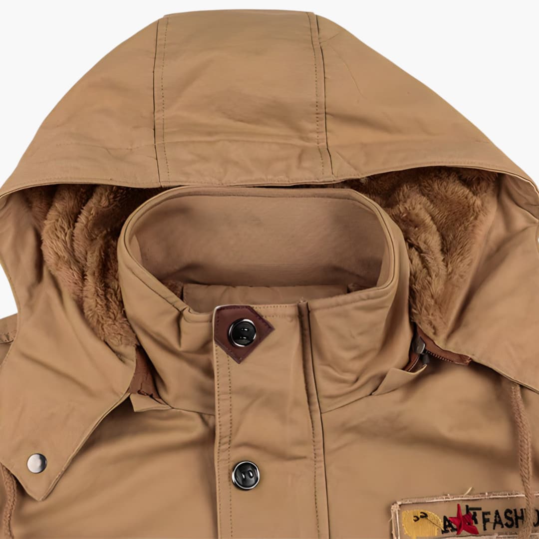 Multi-Pocket Militärjacke für Herren
