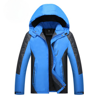 Thermon - Wasserdichter Wintermantel Männer – Warm, Wetterfest, Mit Kapuze