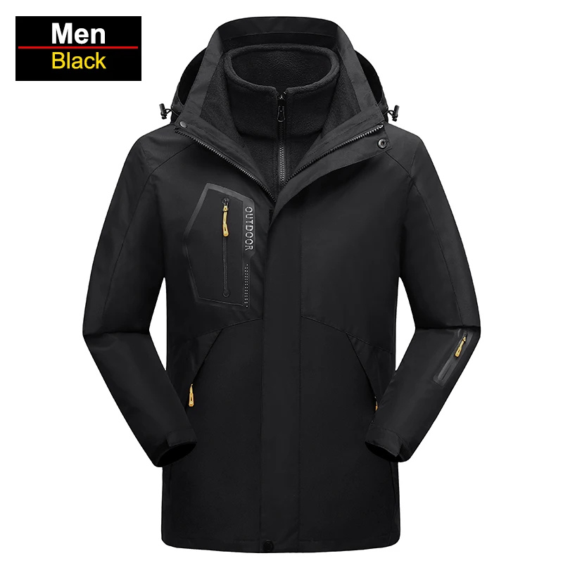 Hiverno - Wasserdichter Wintermantel Männer – Winddicht, Leicht, Outdoorjacke
