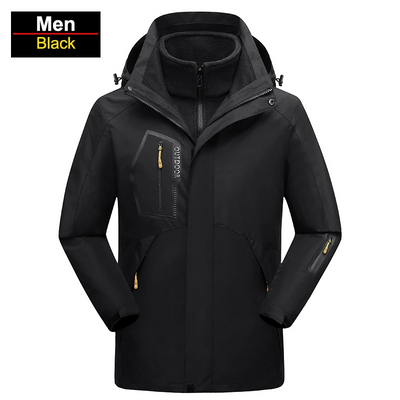 Hiverno - Wasserdichter Wintermantel Männer – Winddicht, Leicht, Outdoorjacke