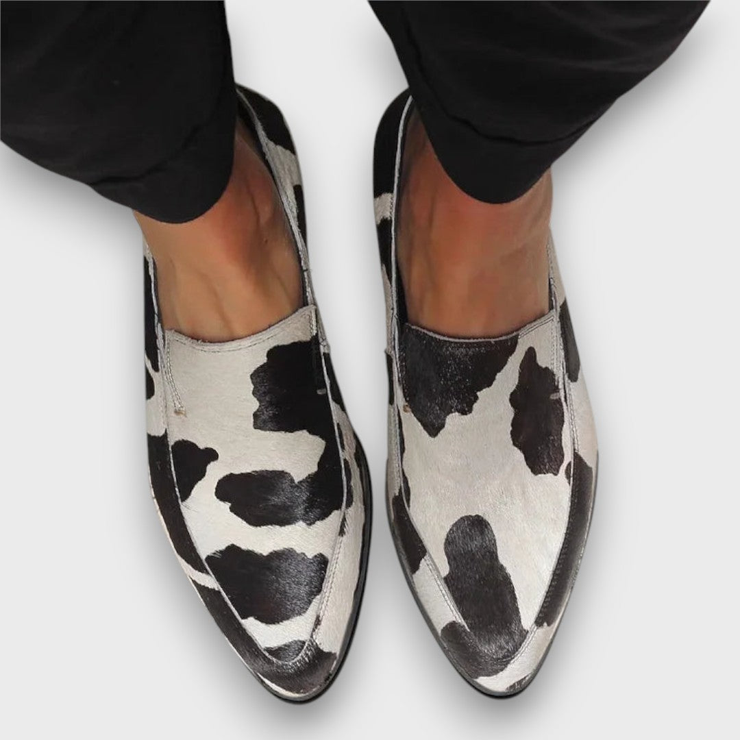Raisa – Loafer im Cow-Print mit Statement-Faktor