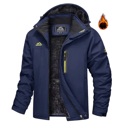 Wintrex - Wasserdichter Wintermantel Männer – Winddicht, Fleece Gefüttert, Outdoorjacke