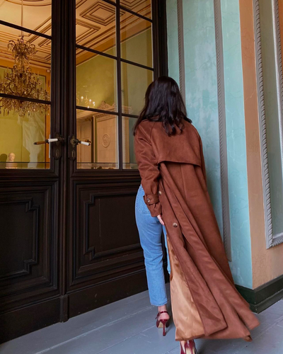 Zaria | Banbury Wildleder Trenchcoat