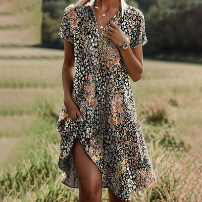 Vivi – Romantisches Vintage-Blumenkleid