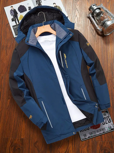 Driftix - Wasserdichter Wintermantel Männer – Wetterfest, Warm Gefüttert, Mit Kapuze