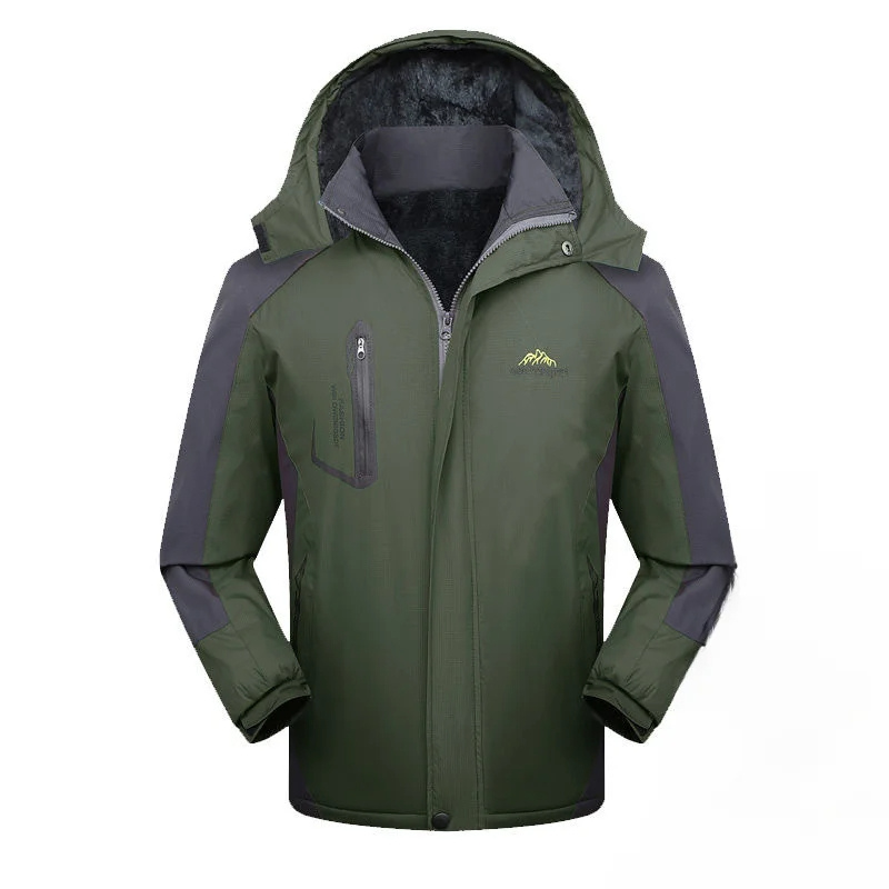 Hygomax - Wasserdichter Wintermantel Männer – Winddicht, Fleece Gefüttert, Outdoorjacke