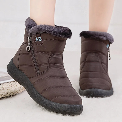 Stivola - Damen Winterstiefel wasserdicht mit Fellfutter und Reißverschluss