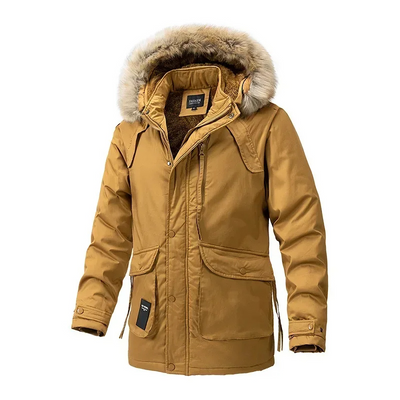 Frostam - Parka Winterjacke Herren – Warm, Wetterfest, Outdoorjacke