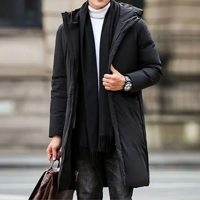 Windhof - Parka Winterjacke Herren – Lang, Winddicht, Mit Kapuze