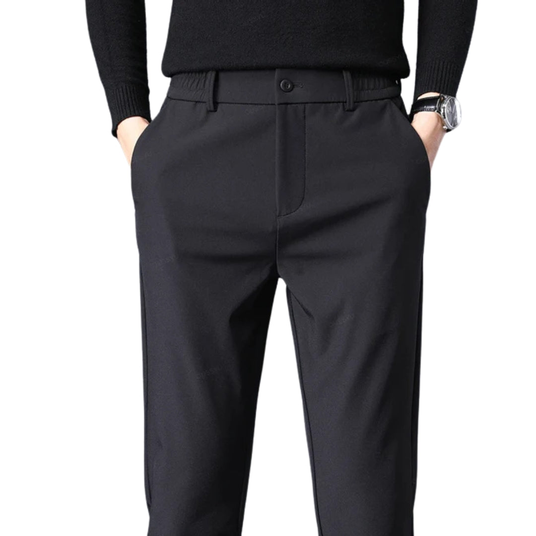 Winter Stretch Freizeithose für Männer – Stilvoll und warm für kalte Tage