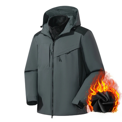 Klimate - Wasserdichter Wintermantel Männer – 3-in-1 Funktion, Winddicht, Outdoor