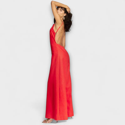 Ylva - Strahlender Halter-Jumpsuit