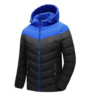 Josef | Verstellbare Tricolour Herren-Kapuzenjacke