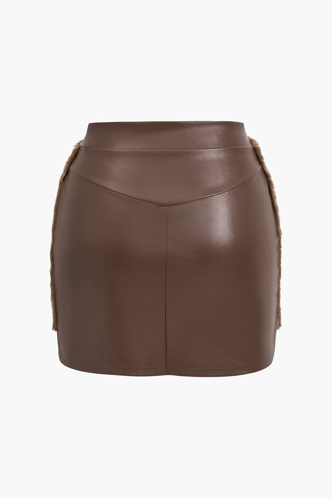 Antonia | Kunstleder-Set mit Kunstpelz-Details