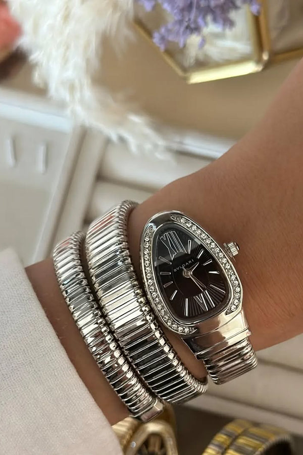 Mariah | Uhr mit Schlangenarmband