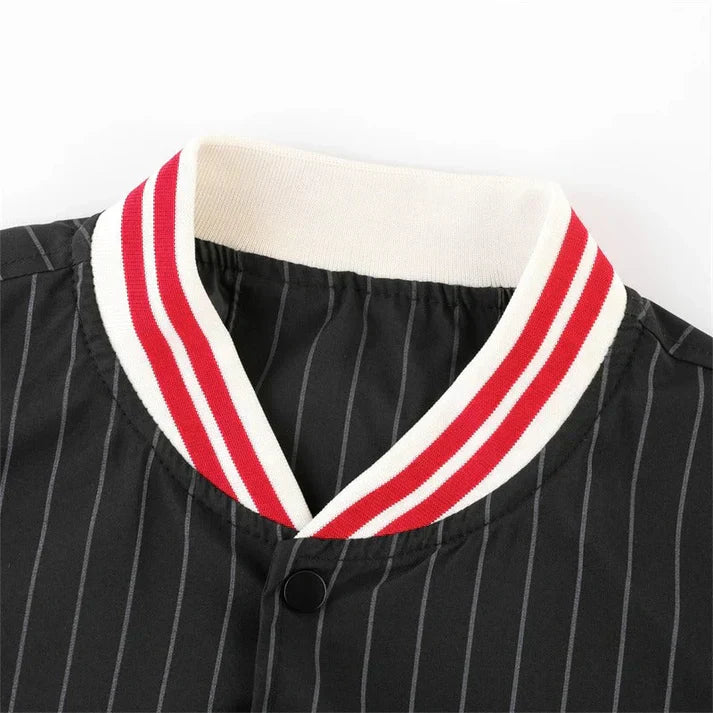 Leif | Stretchy Striped Fit Herren Sportjacke