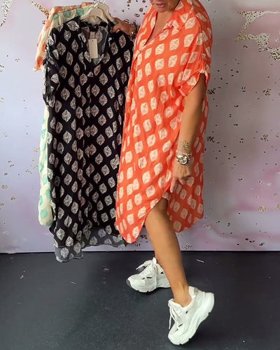 Stilvolle Kleid mit V-Ausschnitt