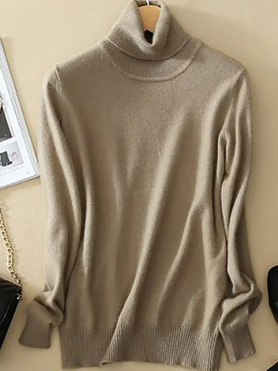Klassischer Rollkragenpullover für Damen
