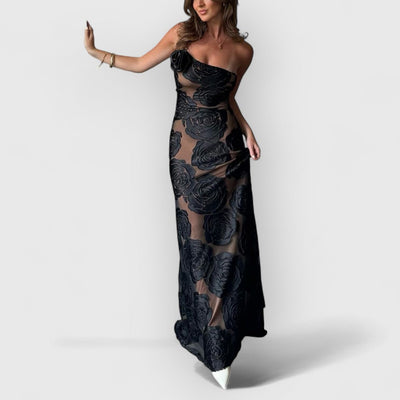 Reina | Premium-Maxikleid mit Blumenmuster