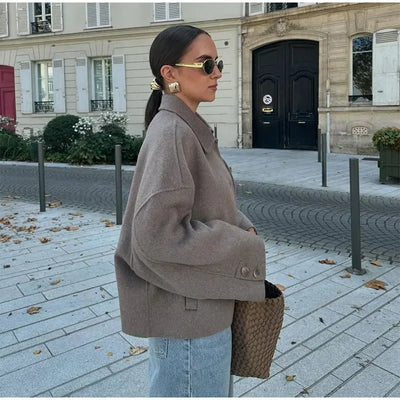 Theresa | Vielseitig kombinierbare elegante Übergangsjacke