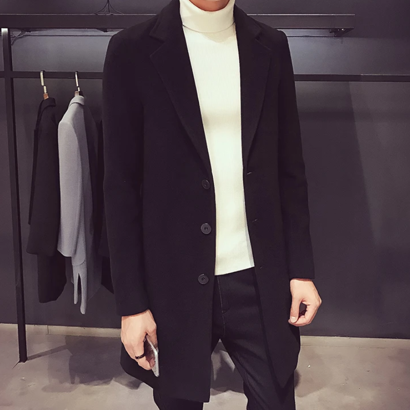 Sturmon - Mantel Jacke Herren – Eleganter Slim-Fit Blazer für Herbst und Winter