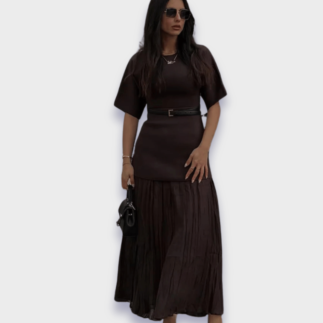 Elegantes Damenkleid aus Premiumstoff - Figurbetont und Handgefertigt für Feste und Alltag