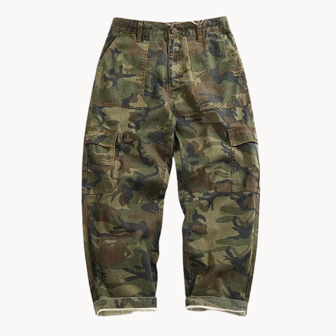 Aden | Camo-Entspannter Cargohose