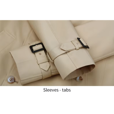 Eichenr - Wasserabweisende Mantel Jacke Herren – Klassischer Trenchcoat mit Gürtel