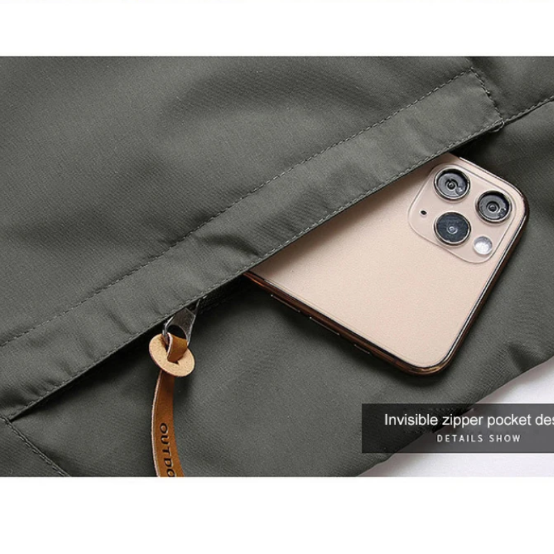 Warmorn - Wintermantel Männer mit Fleece-Futter, Winddichte Outdoor-Jacke