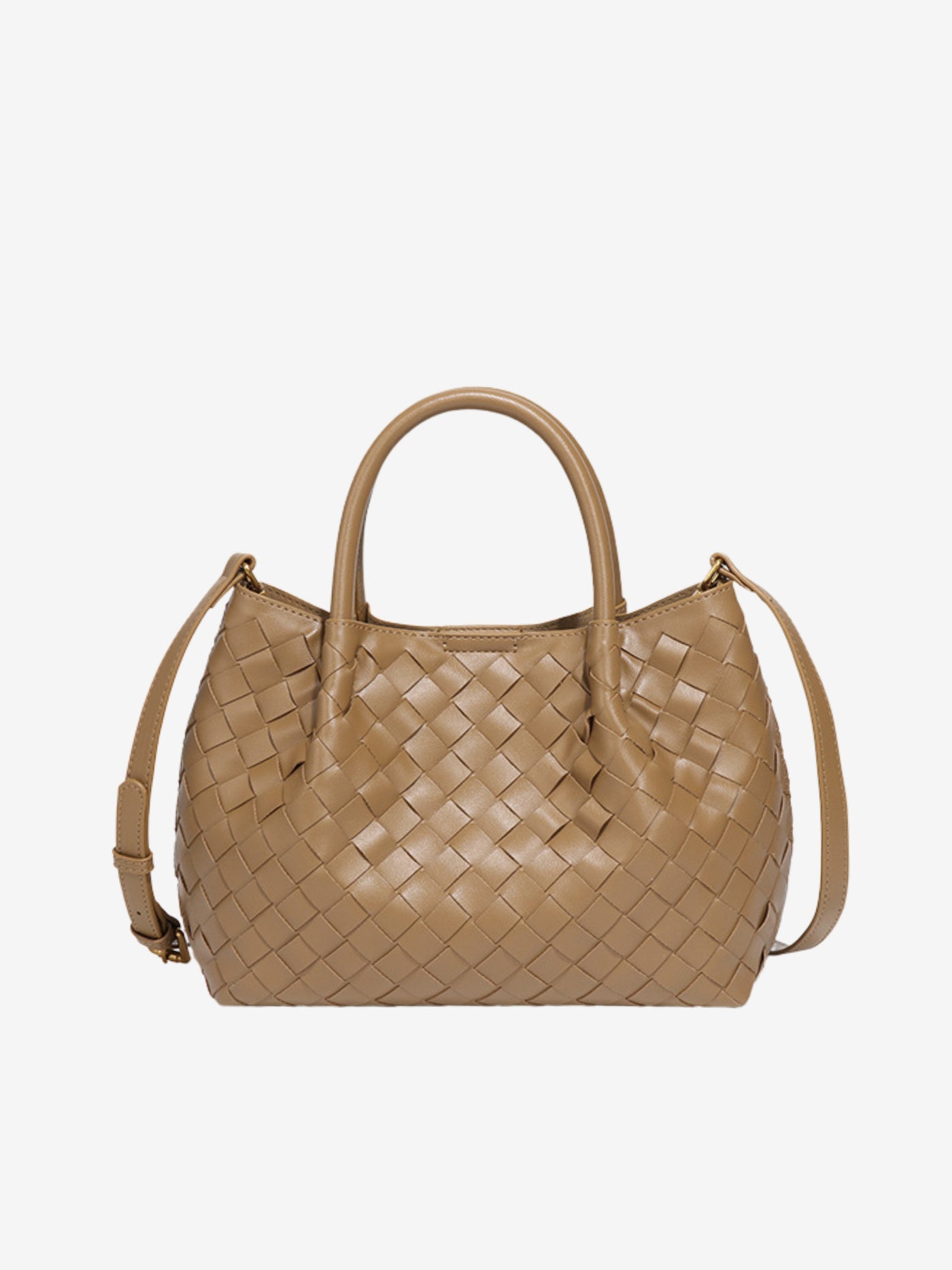 Mariana | Woven Crossbody Bag Aus Premium Veganen Leder Mit Abnehmbarer Schultertasche