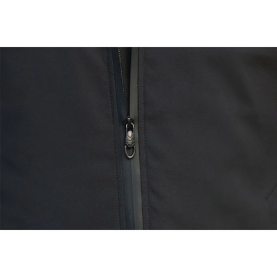 Polstox - Langer Wintermantel Herren – Leichter Steppmantel mit Kapuze und Futter