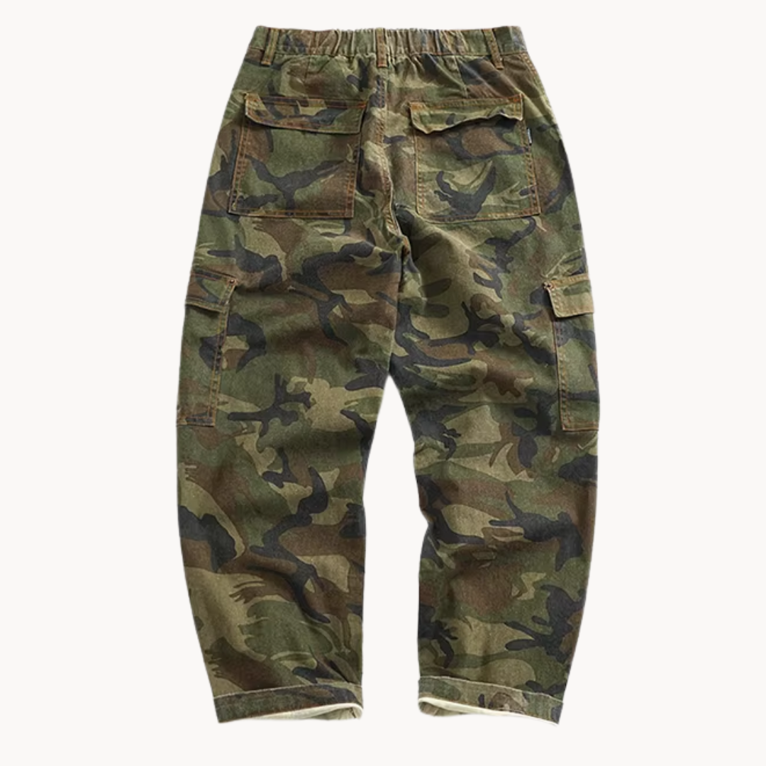 Aden | Camo-Entspannter Cargohose