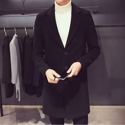 Sturmon - Mantel Jacke Herren – Eleganter Slim-Fit Blazer für Herbst und Winter