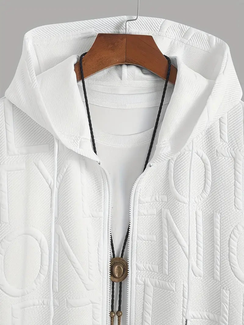 Henryk – Elegante Kurze Ärmel Kapuzen Mit Reißverschluss