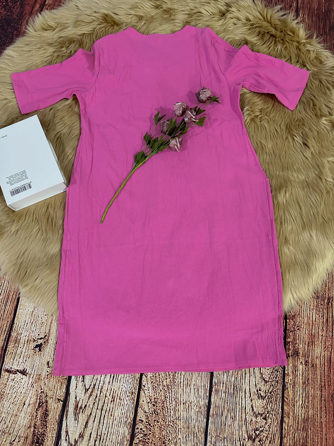 Elegantes Leinenkleid mit Empire-Taille –Sophia