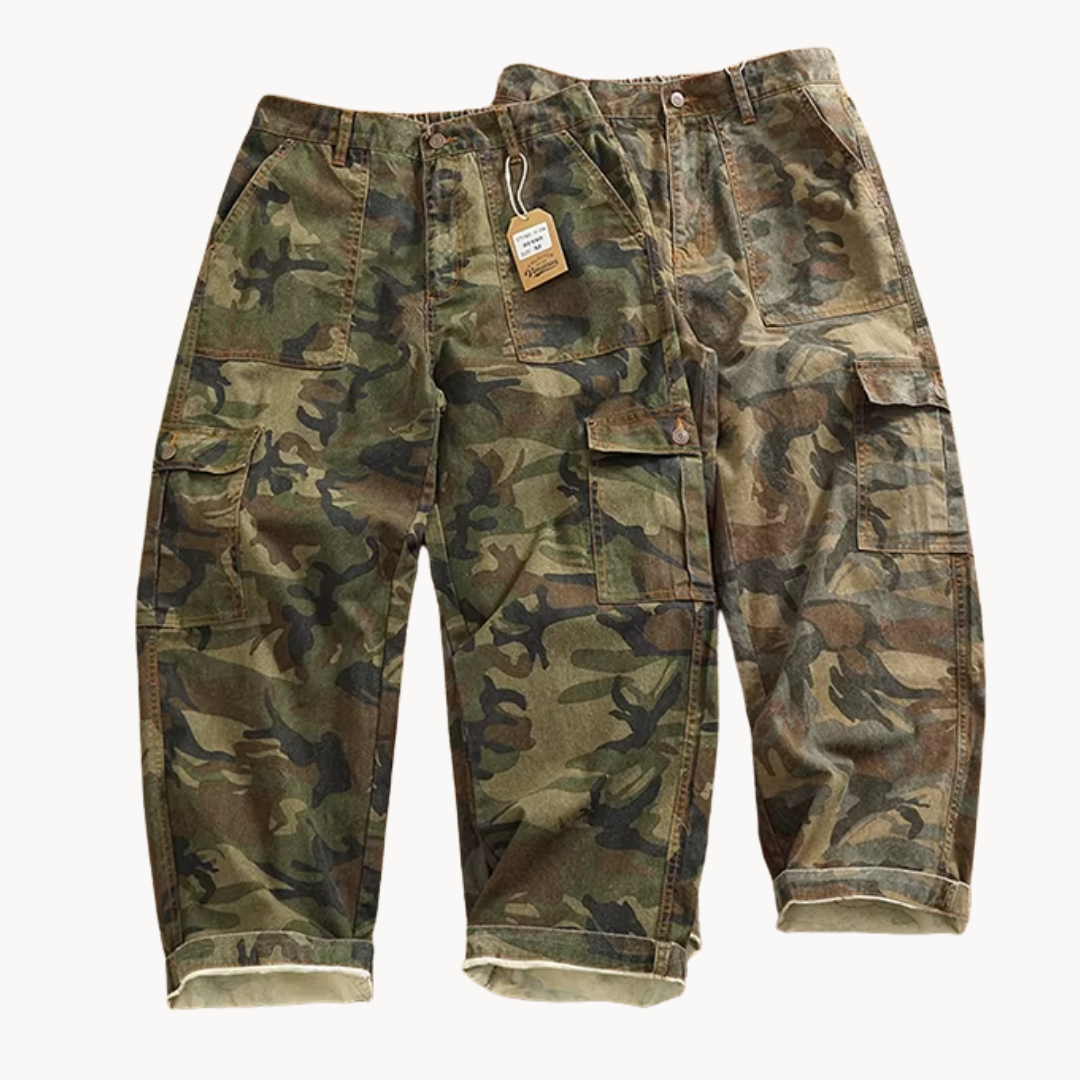Aden | Camo-Entspannter Cargohose