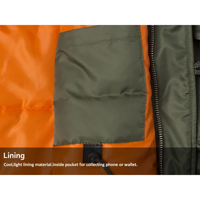 Kaltgen - Wintermantel Männer, Winddichte Jacke mit Kordelzug und Reißverschluss