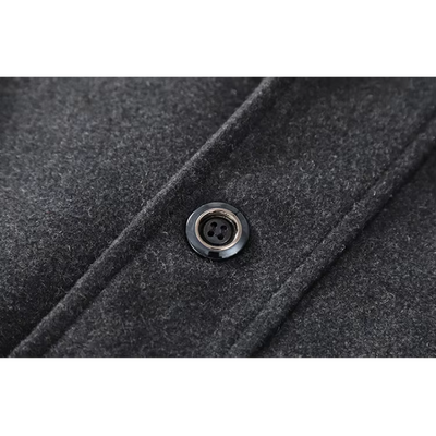 Nordalt - Langer Mantel Herren Warm Gefüttert Mit Stehkragen Winterjacke