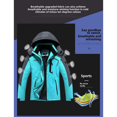 Alpwarm - Wasserdichter Wintermantel Männer – Fleece Gefüttert, Winddicht, Outdoor