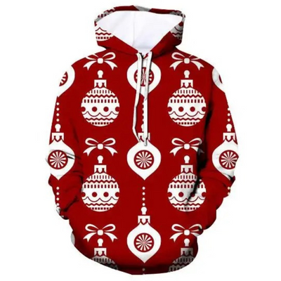 Glitzro - Weihnachtspullover für Damen, Strickpullover mit lustigem Rentier-Design