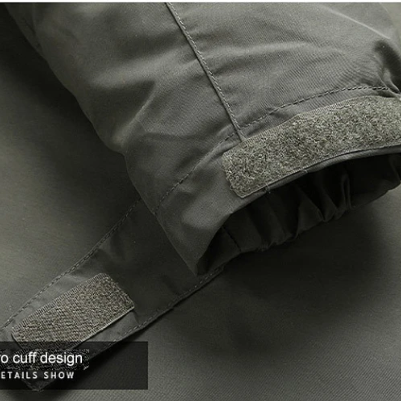 Warmorn - Wintermantel Männer mit Fleece-Futter, Winddichte Outdoor-Jacke