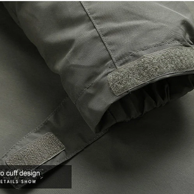 Warmorn - Wintermantel Männer mit Fleece-Futter, Winddichte Outdoor-Jacke