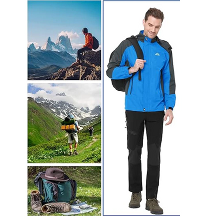 Feldlux - Wasserdichter Wintermantel Männer – Wetterfest, Warm, Mit Kapuze