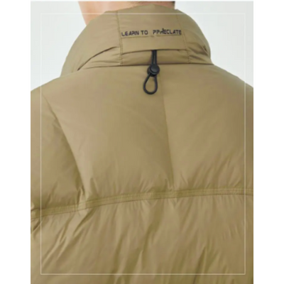 Grauarm - Daunenjacke Herren Lang Warm Gefüttert Wintermantel Mit Kapuze