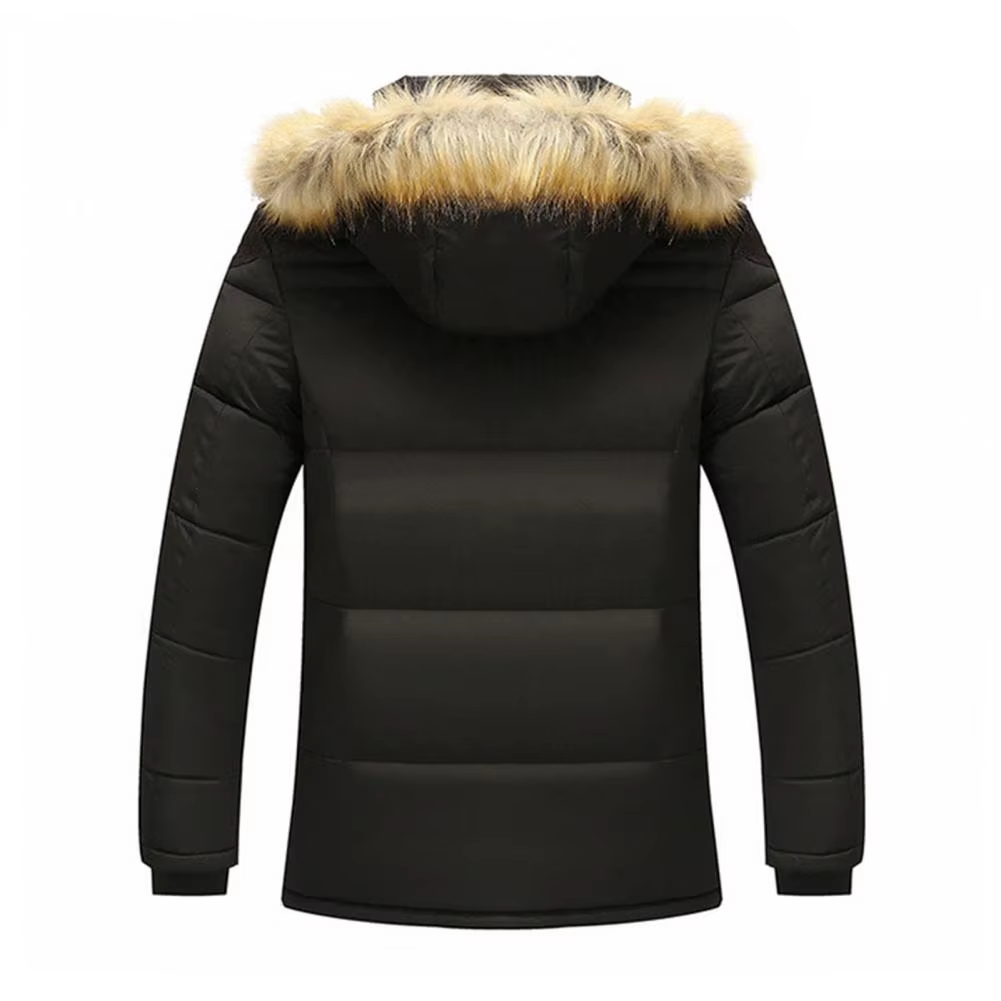 Daunsol - Pufferjacke Herren Winddicht Winterjacke Mit Kapuze Gefüttert