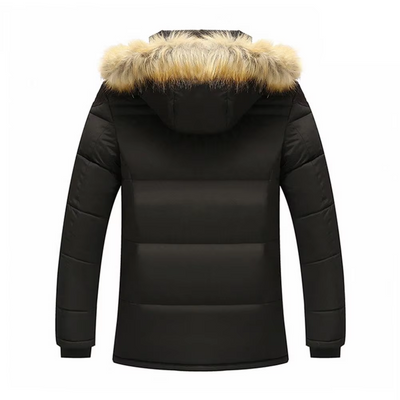 Daunsol - Pufferjacke Herren Winddicht Winterjacke Mit Kapuze Gefüttert