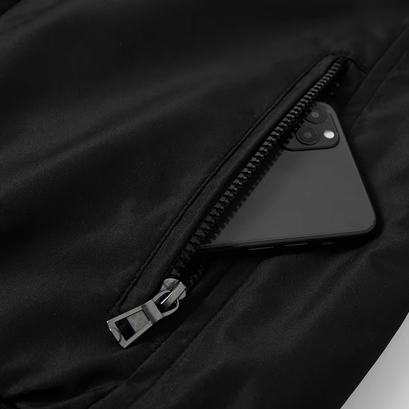 Norvion - Gewattierte Jacke Herren mit Reißverschluss und leichtem Futter für Herbst