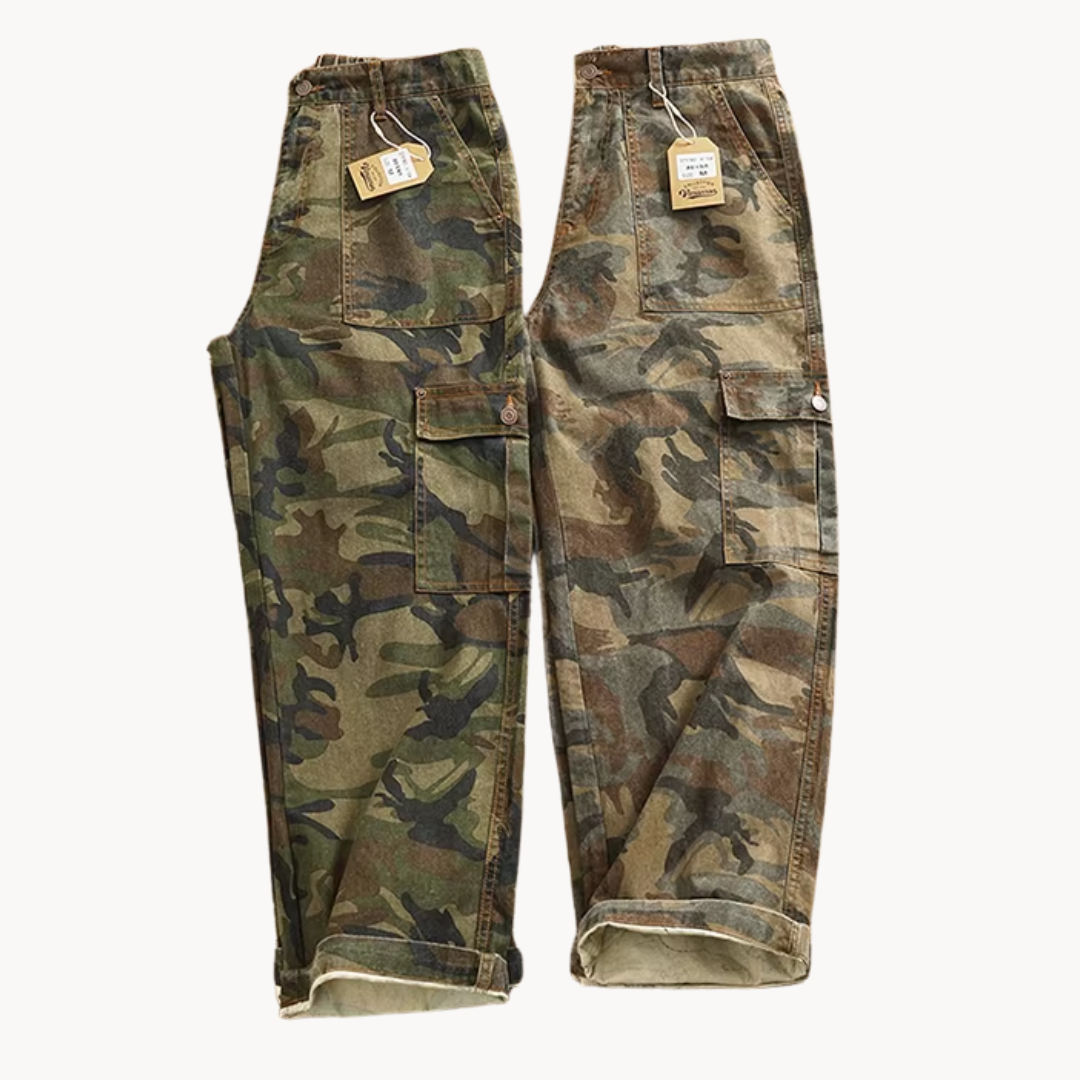 Aden | Camo-Entspannter Cargohose